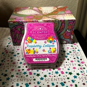 2 Wax Bars - Raspberry Lollipop Scentsy Wax Bar